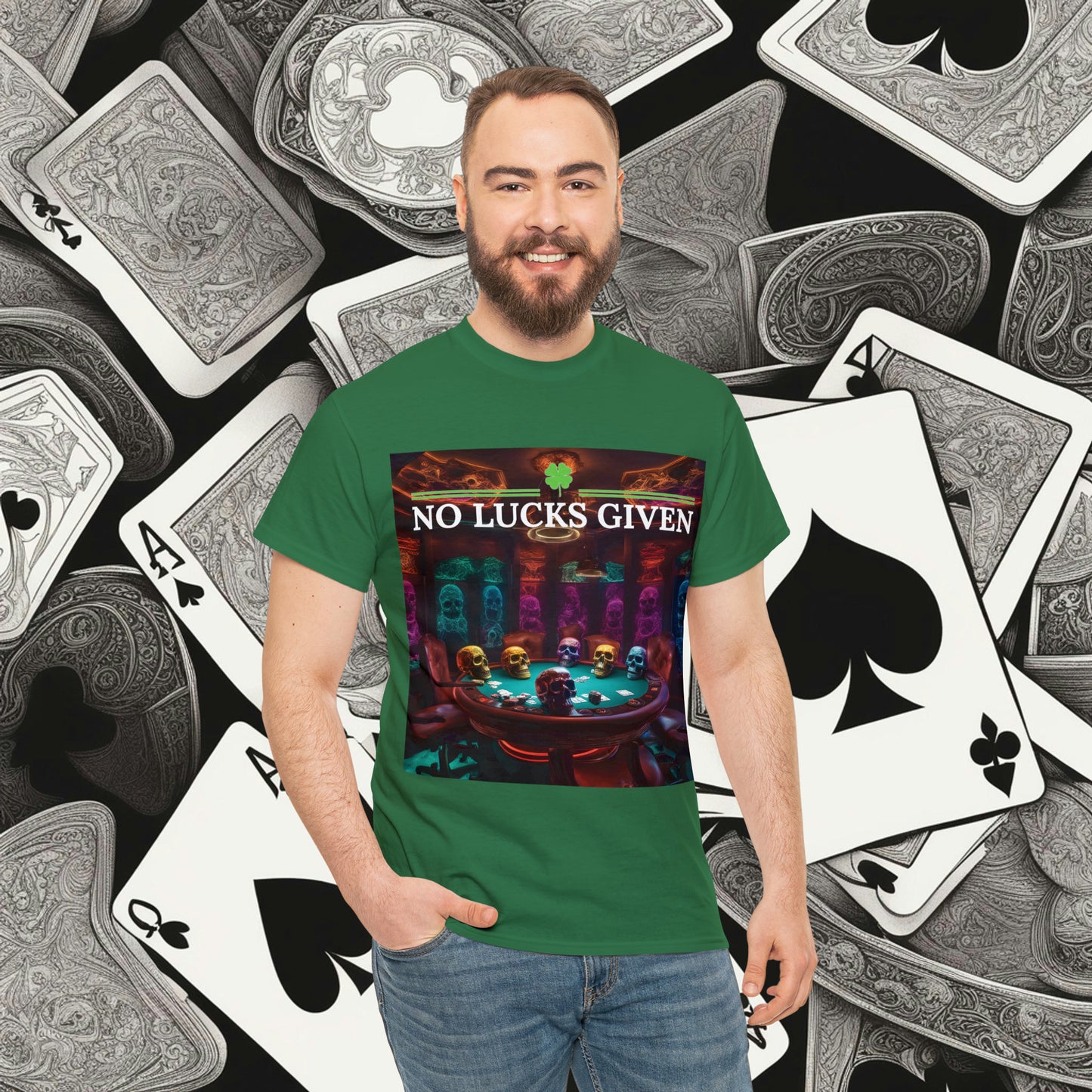 Game Over! No Lucks Given unisex heavy cotton tee