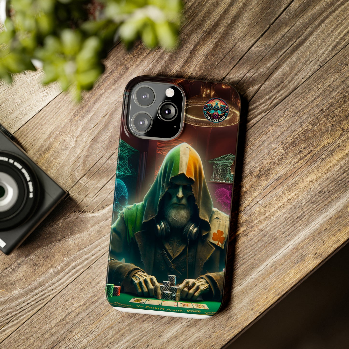 Mysterious Irish Poker Player Slim Phone Case -  iPhone 13 - 15