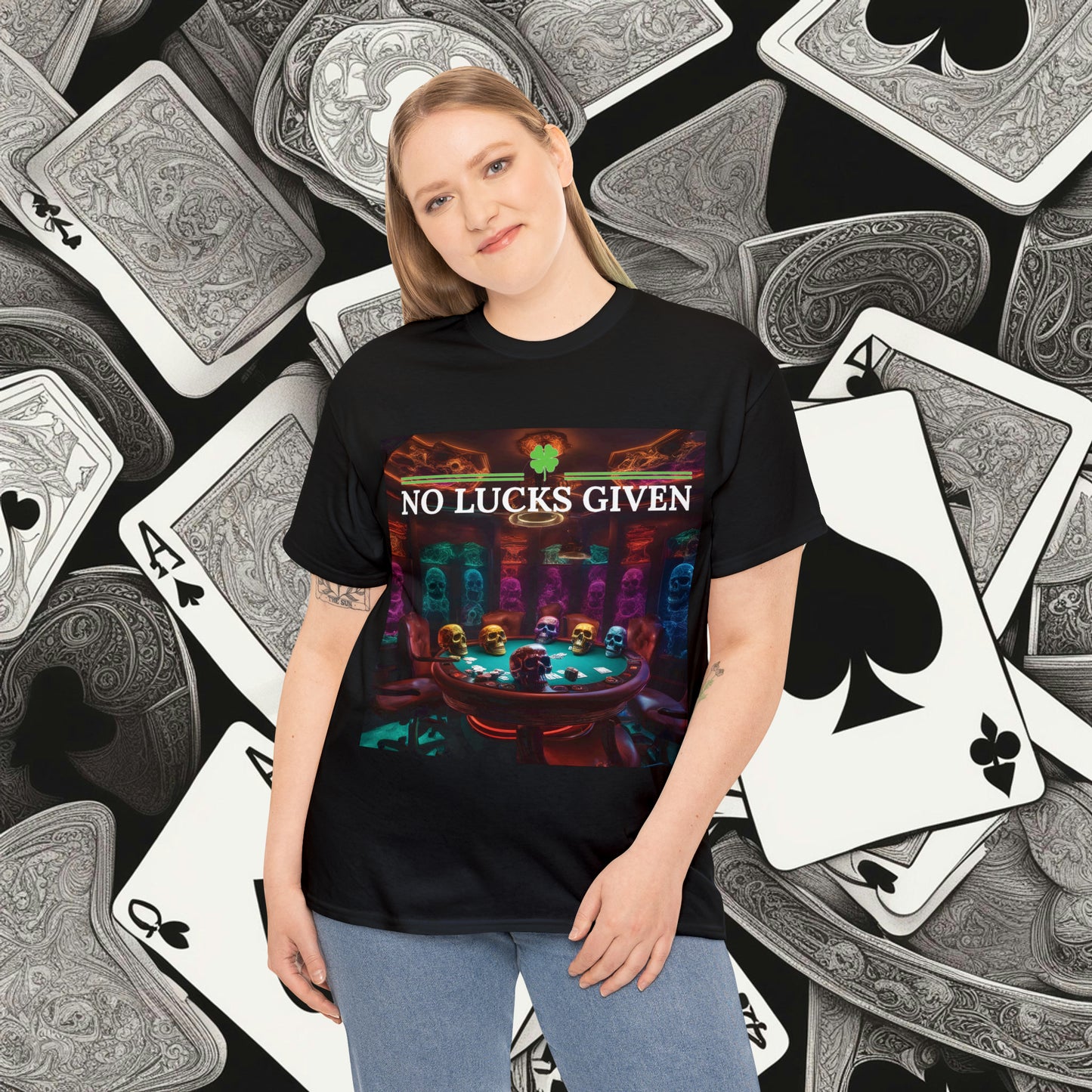 Game Over! No Lucks Given unisex heavy cotton tee