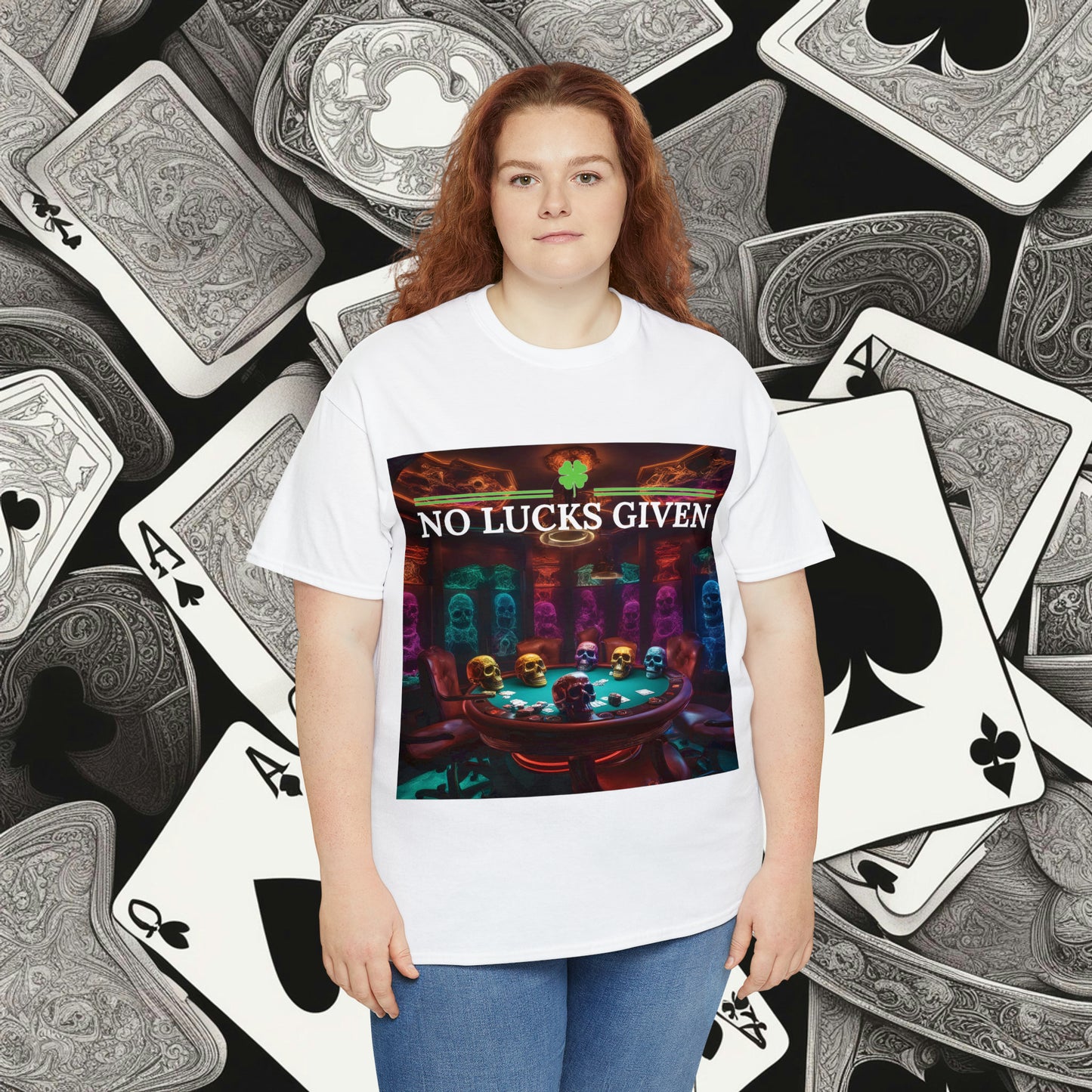 Game Over! No Lucks Given unisex heavy cotton tee