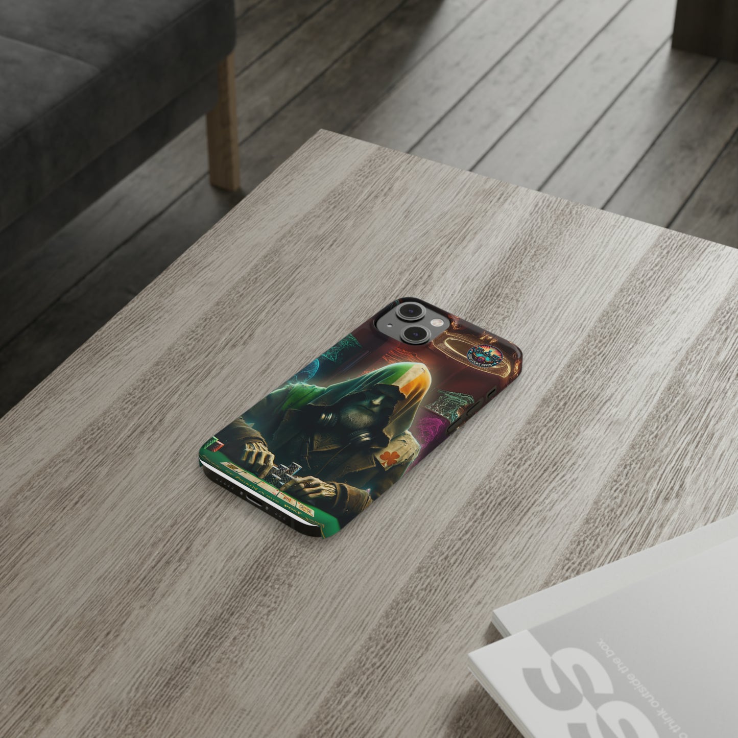 Mysterious Irish Poker Player Slim Phone Case -  iPhone 13 - 15