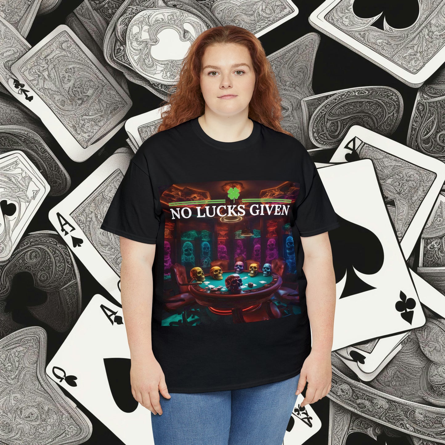 Game Over! No Lucks Given unisex heavy cotton tee