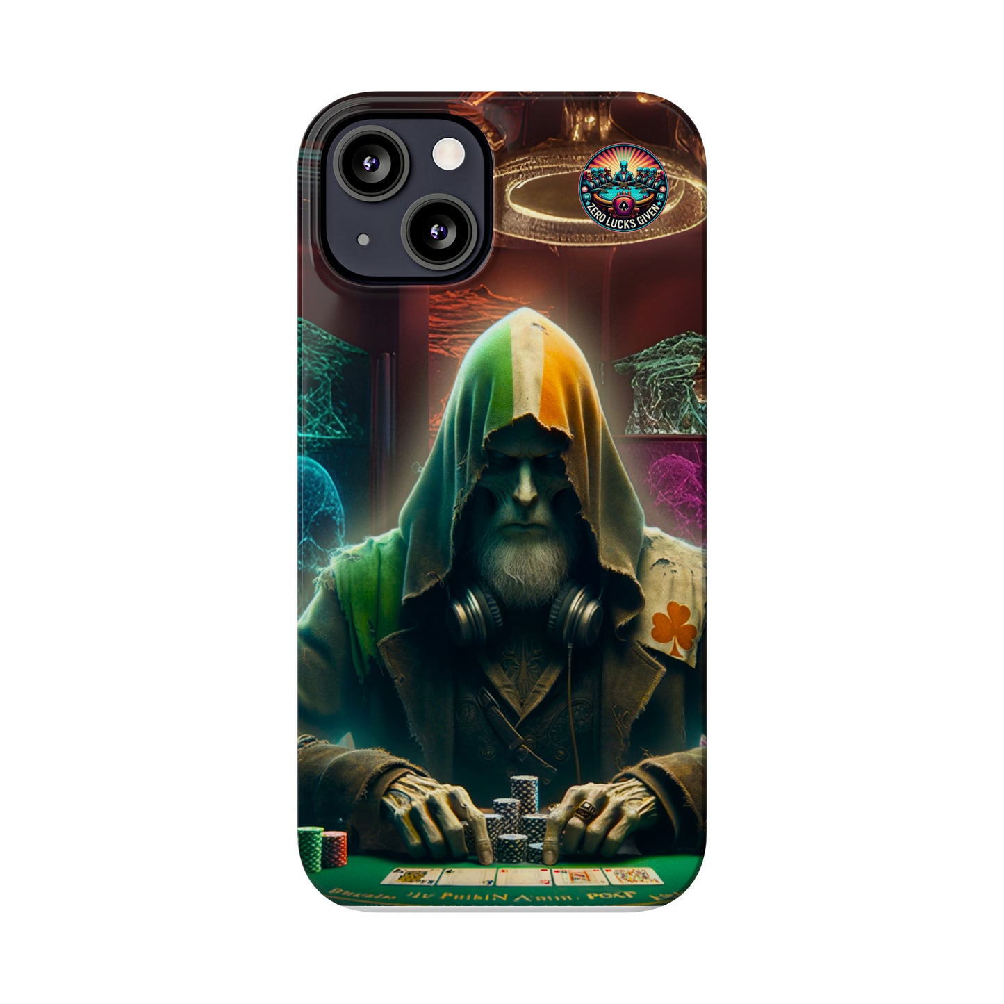 Mysterious Irish Poker Player Slim Phone Case -  iPhone 13 - 15