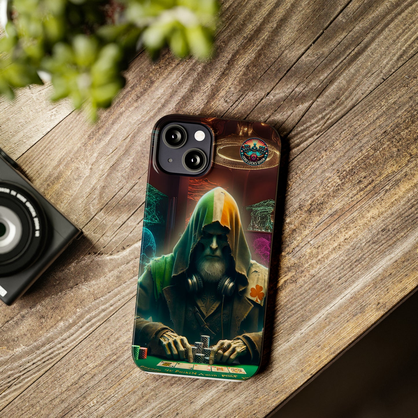 Mysterious Irish Poker Player Slim Phone Case -  iPhone 13 - 15