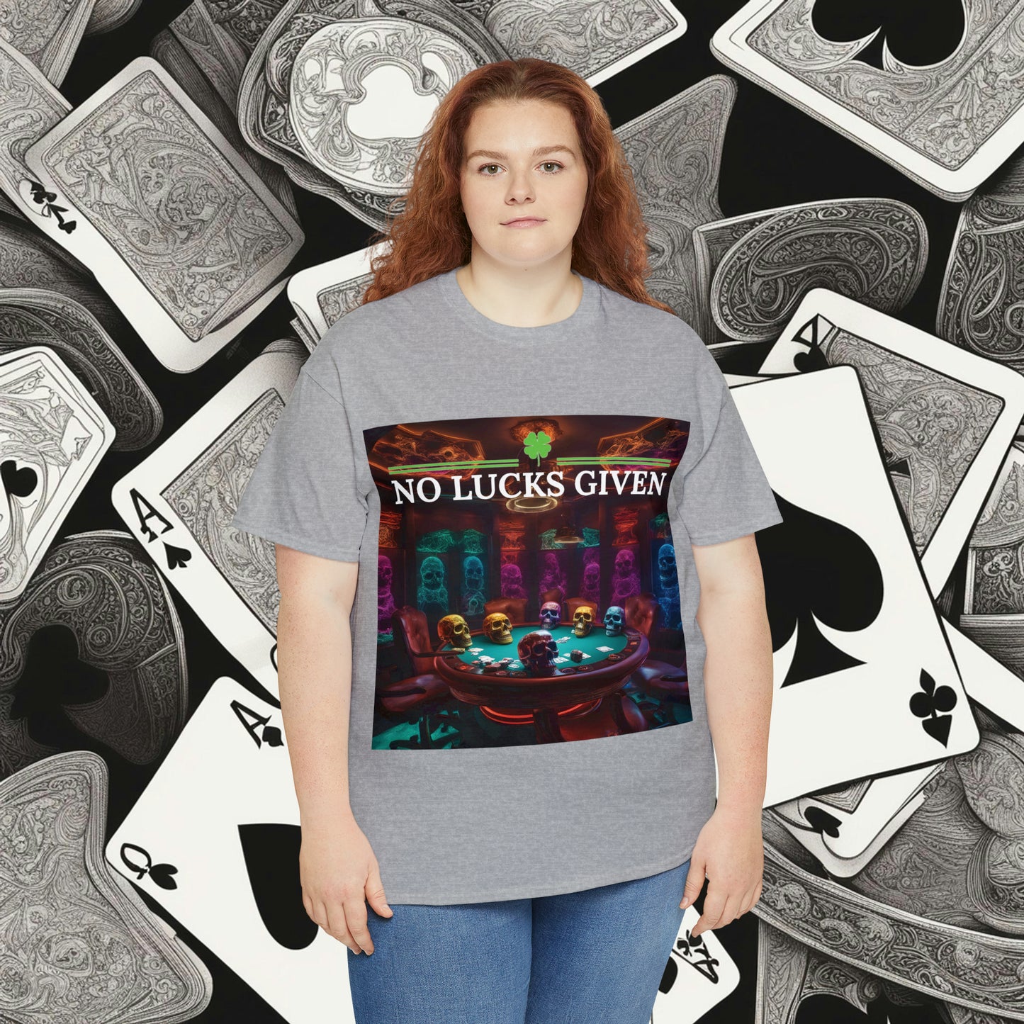 Game Over! No Lucks Given unisex heavy cotton tee