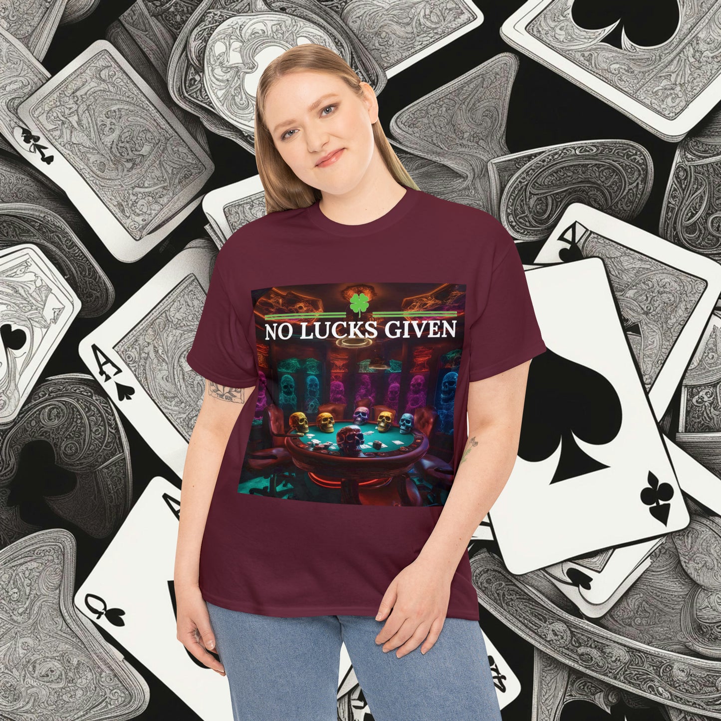 Game Over! No Lucks Given unisex heavy cotton tee