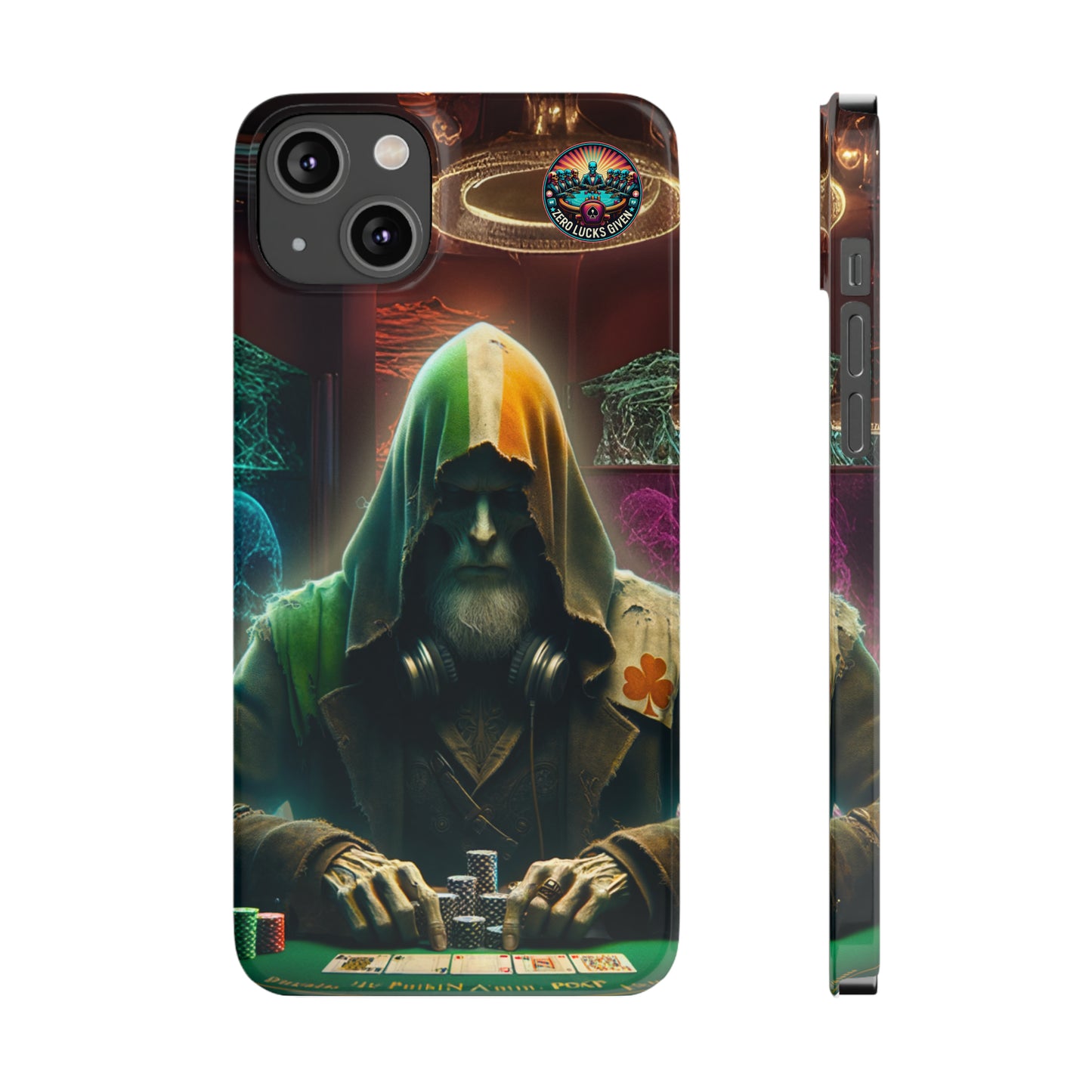 Mysterious Irish Poker Player Slim Phone Case -  iPhone 13 - 15