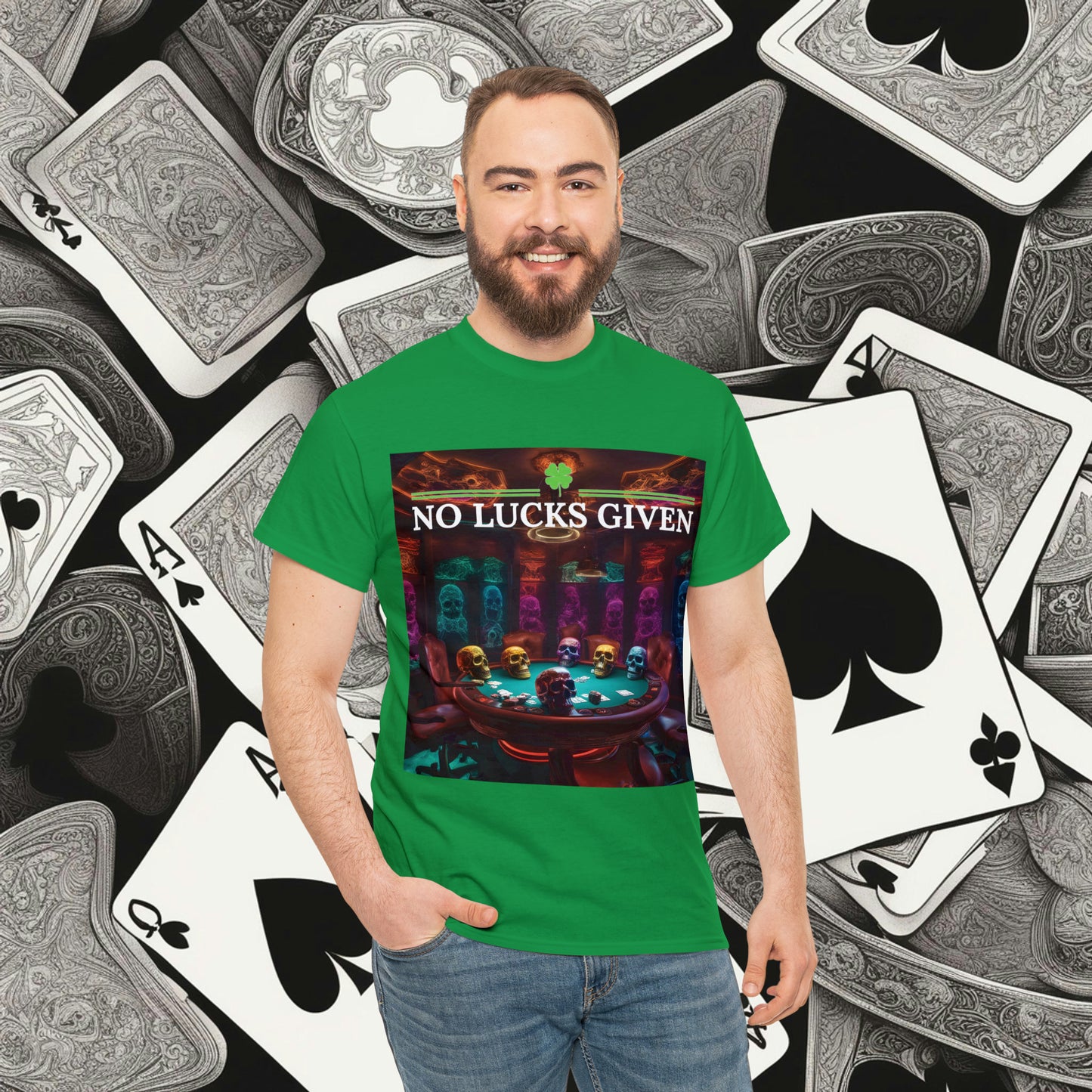 Game Over! No Lucks Given unisex heavy cotton tee