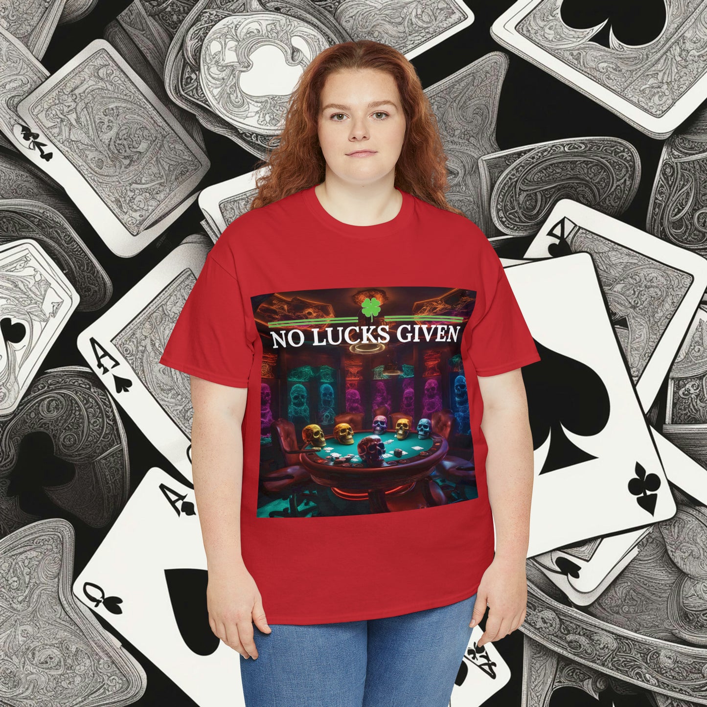 Game Over! No Lucks Given unisex heavy cotton tee