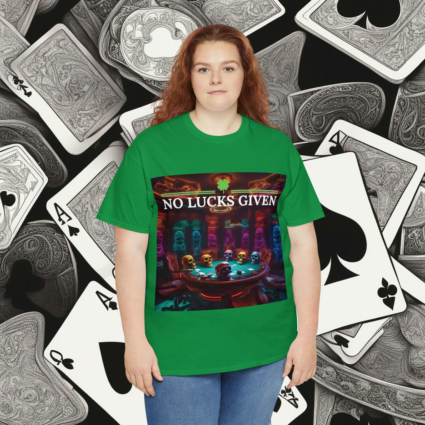 Game Over! No Lucks Given unisex heavy cotton tee