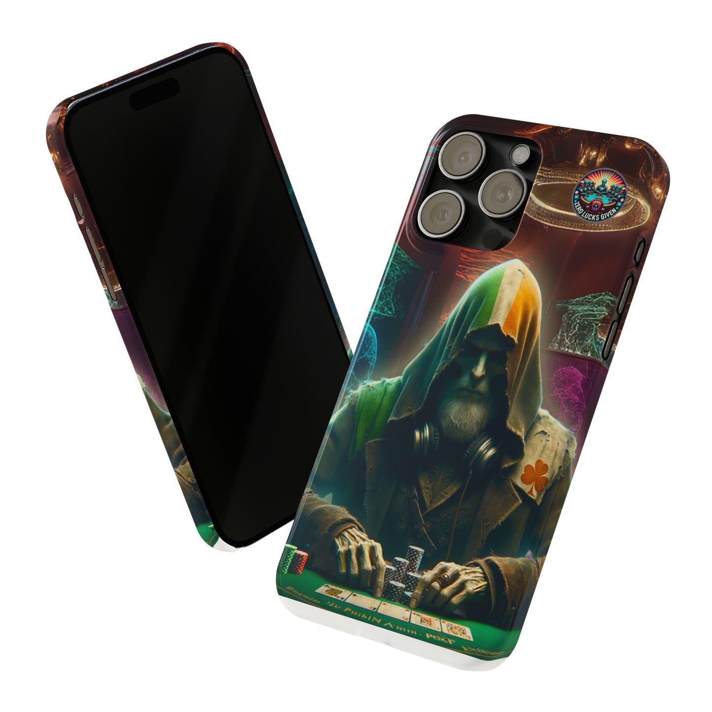 Mysterious Irish Poker Player Slim Phone Case -  iPhone 13 - 15