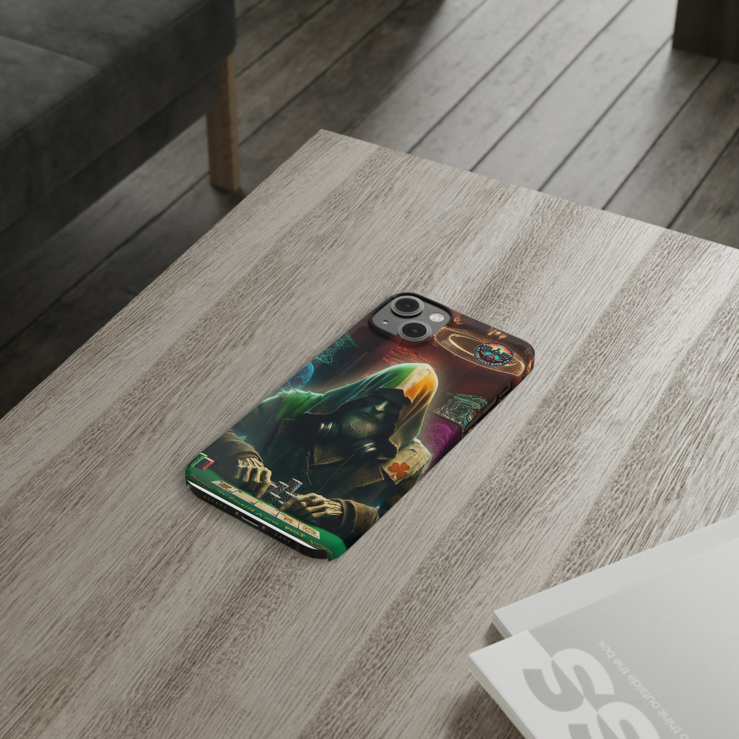 Mysterious Irish Poker Player Slim Phone Case -  iPhone 13 - 15