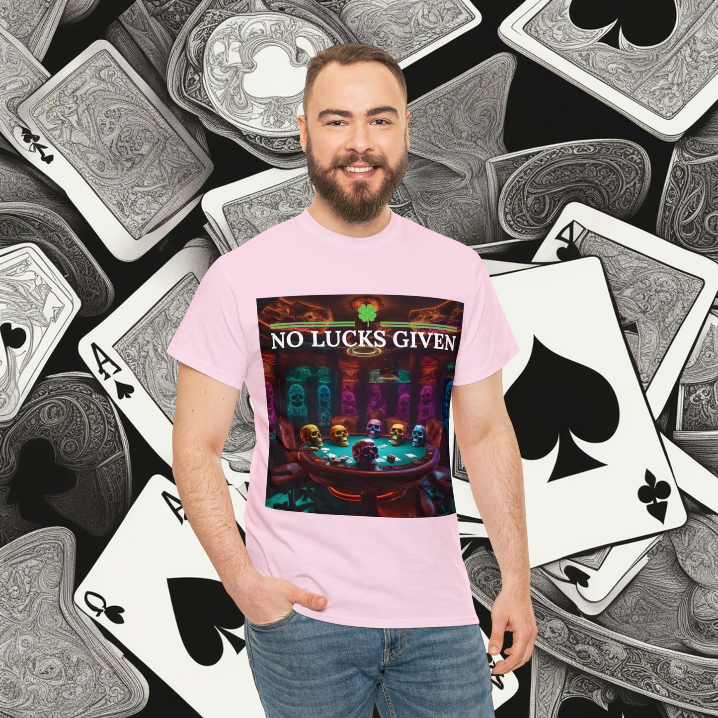 Game Over! No Lucks Given unisex heavy cotton tee