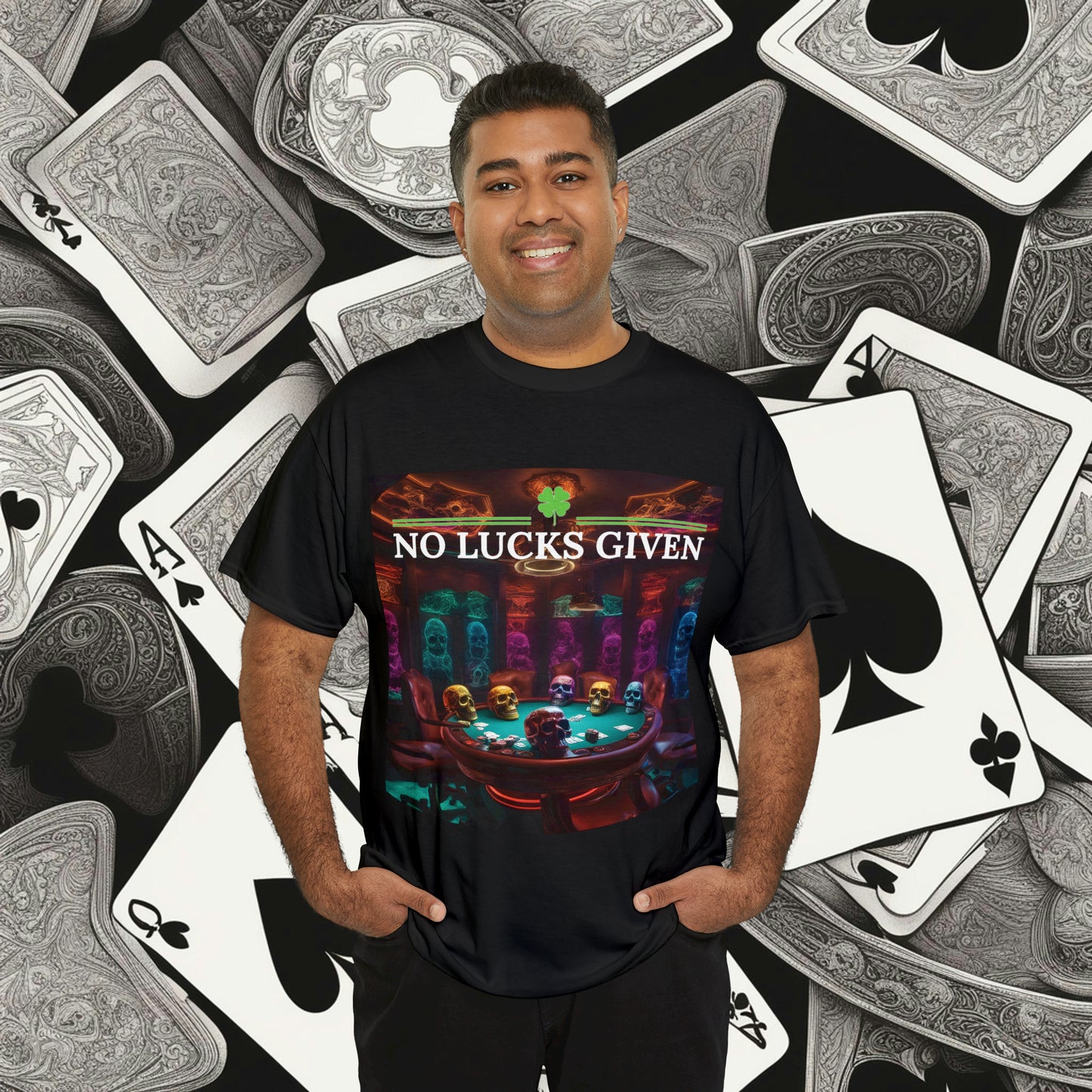 Game Over! No Lucks Given unisex heavy cotton tee