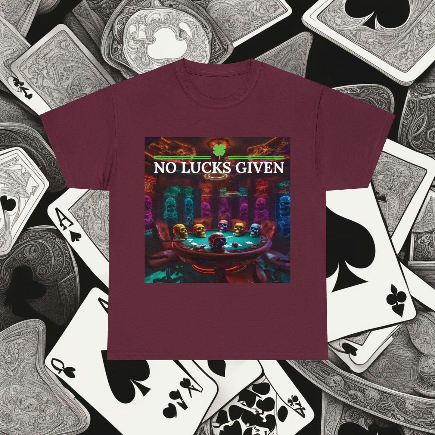 Game Over! No Lucks Given unisex heavy cotton tee