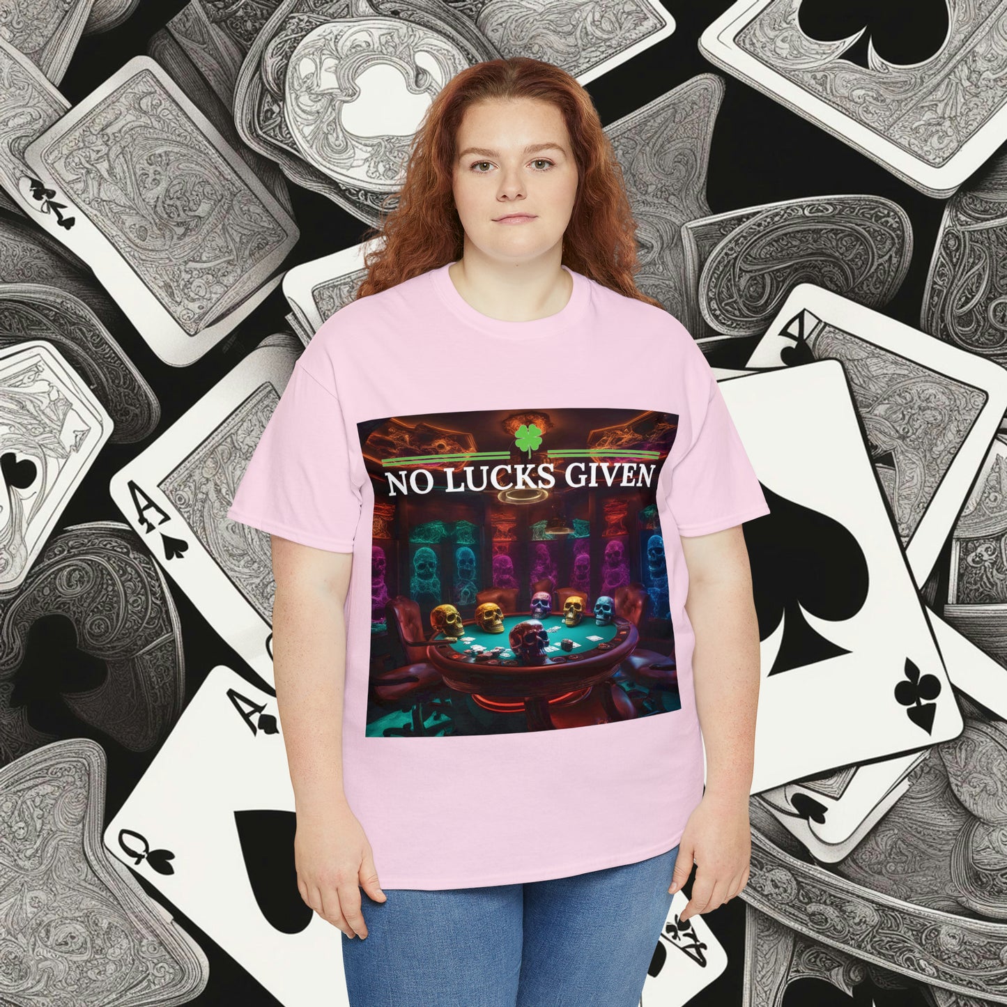 Game Over! No Lucks Given unisex heavy cotton tee