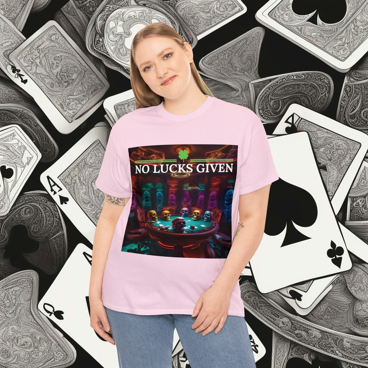 Game Over! No Lucks Given unisex heavy cotton tee