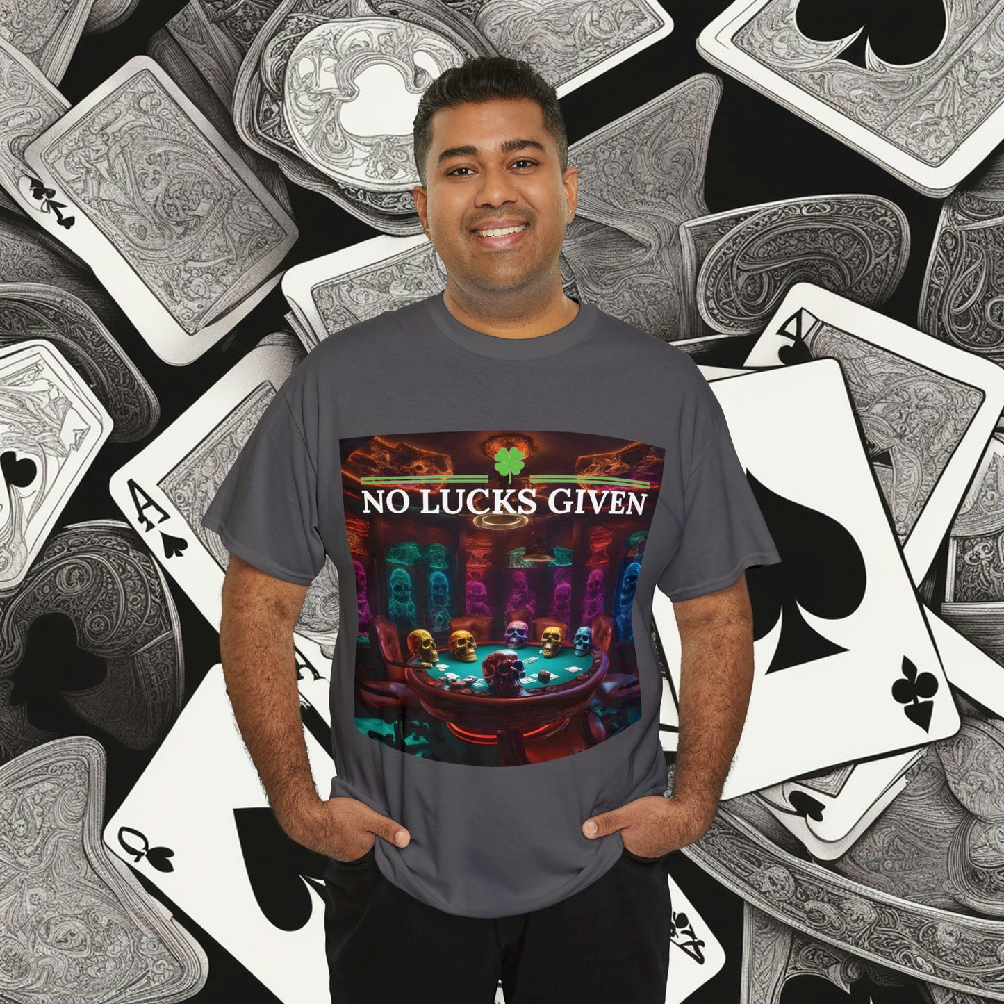 Game Over! No Lucks Given unisex heavy cotton tee