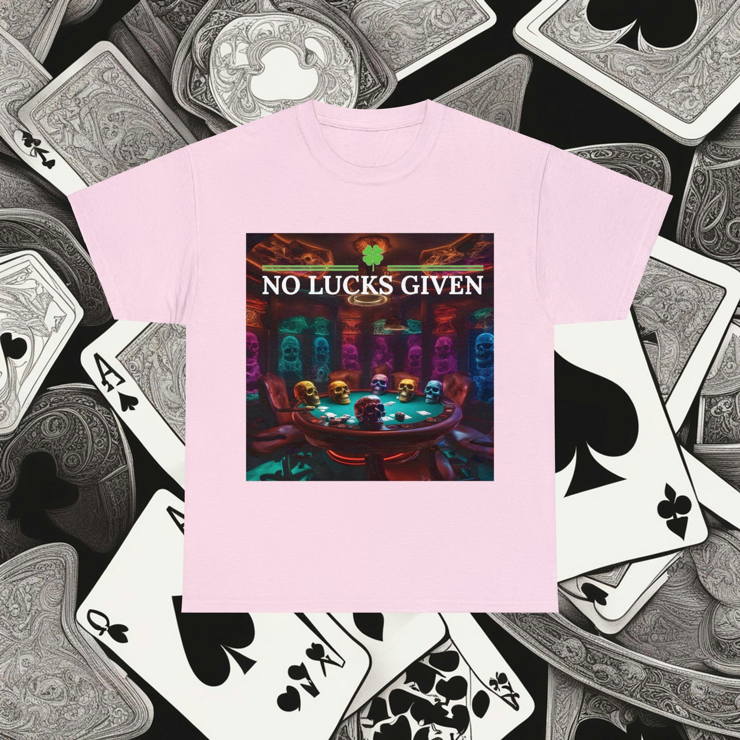 Game Over! No Lucks Given unisex heavy cotton tee