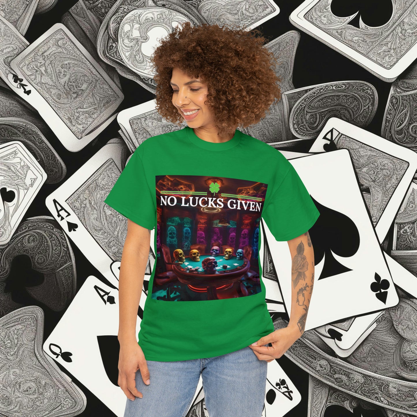 Game Over! No Lucks Given unisex heavy cotton tee