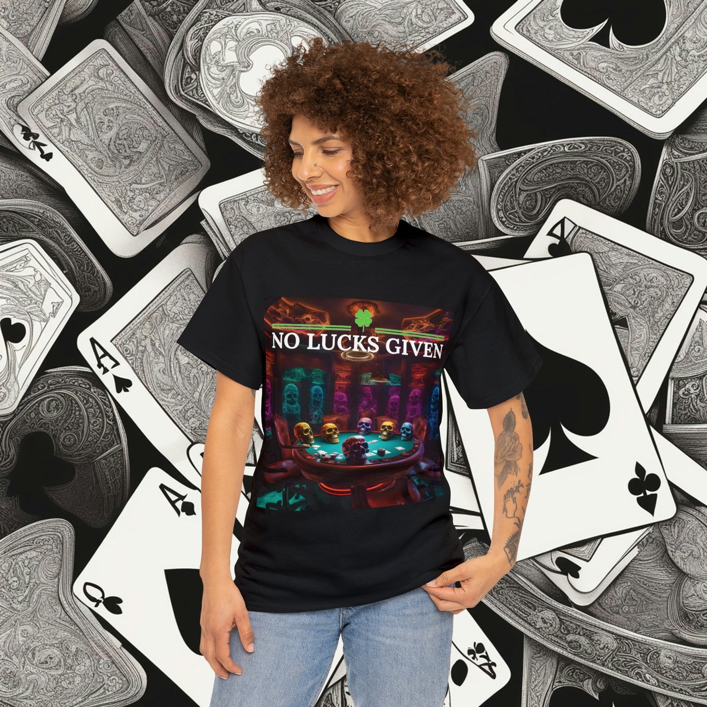 Game Over! No Lucks Given unisex heavy cotton tee