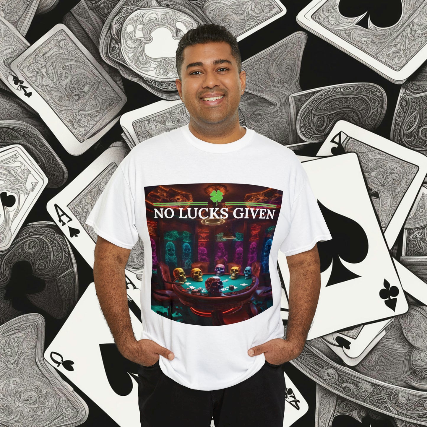 Game Over! No Lucks Given unisex heavy cotton tee