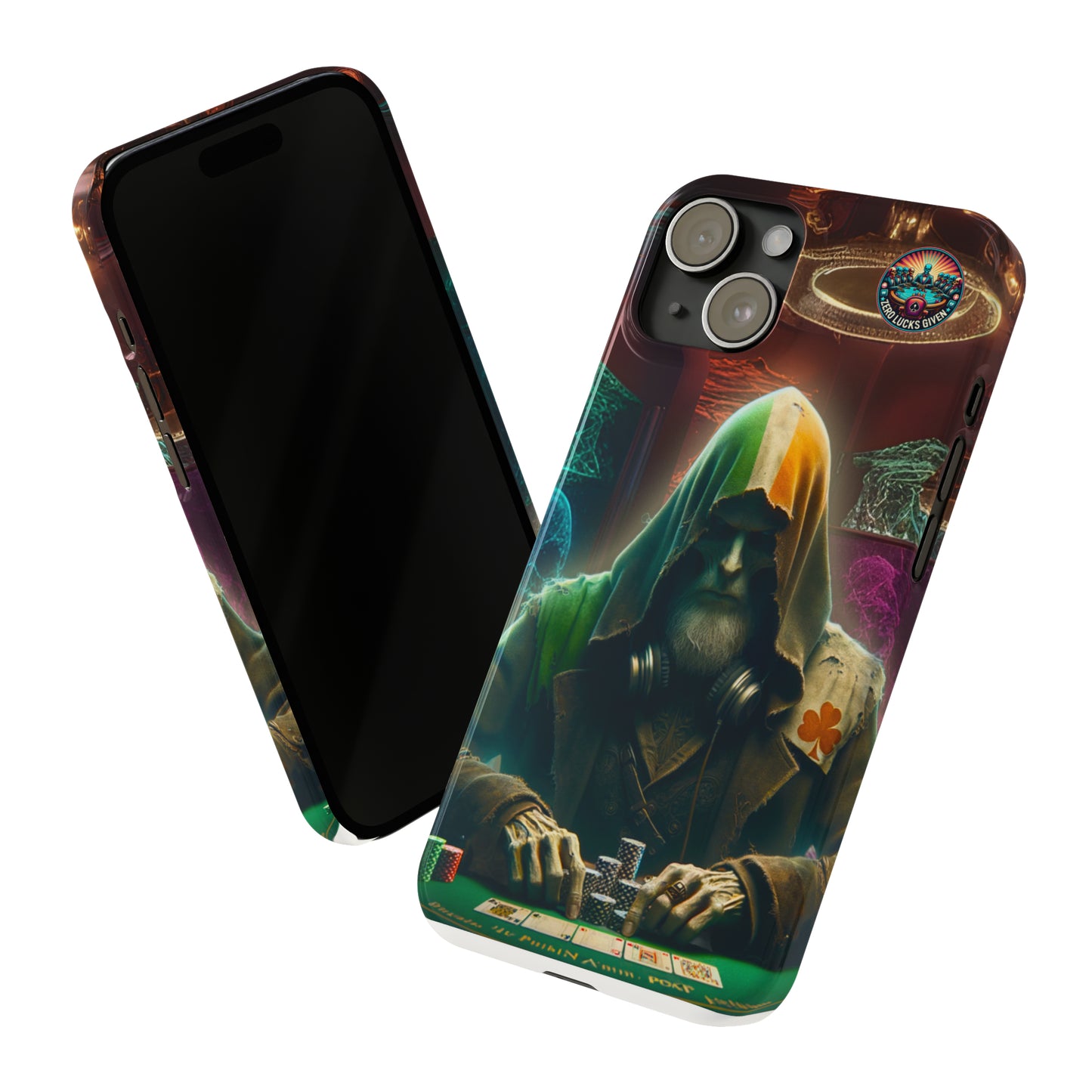 Mysterious Irish Poker Player Slim Phone Case -  iPhone 13 - 15