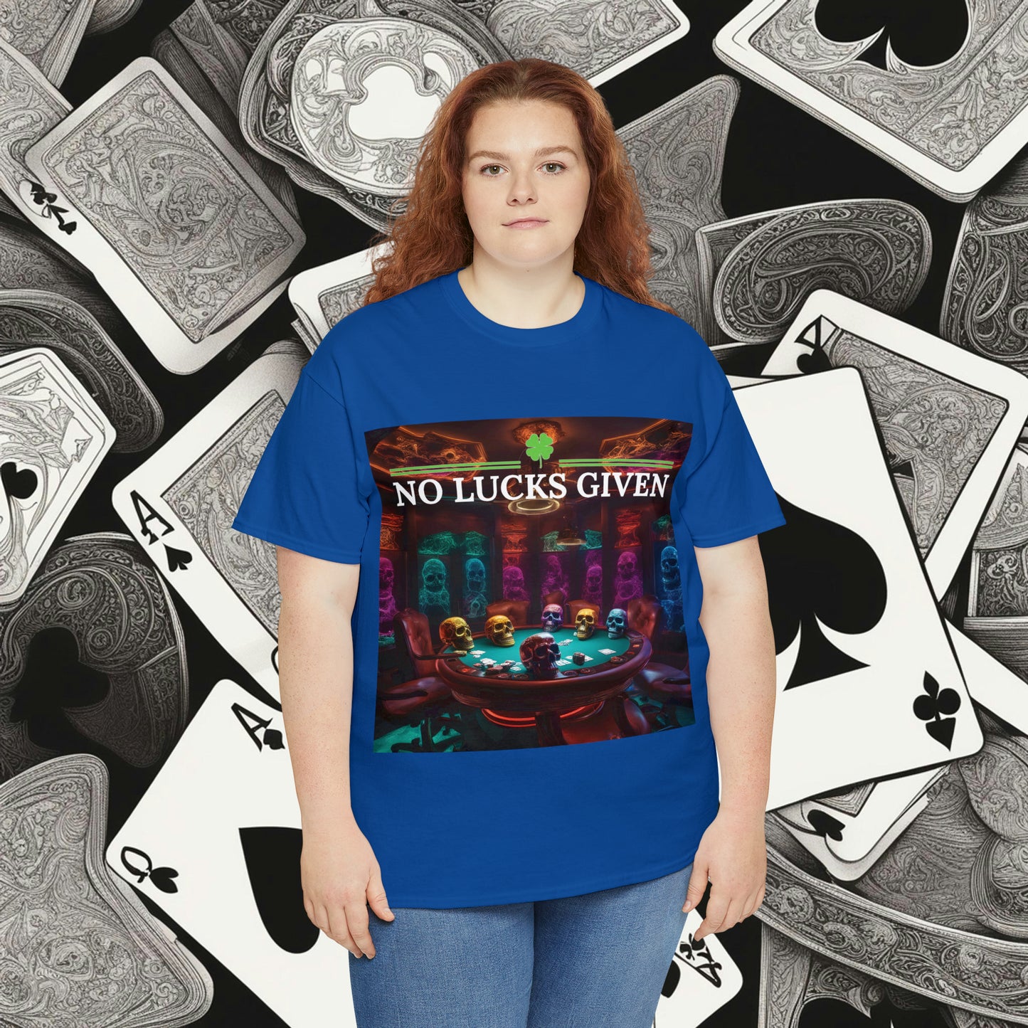 Game Over! No Lucks Given unisex heavy cotton tee