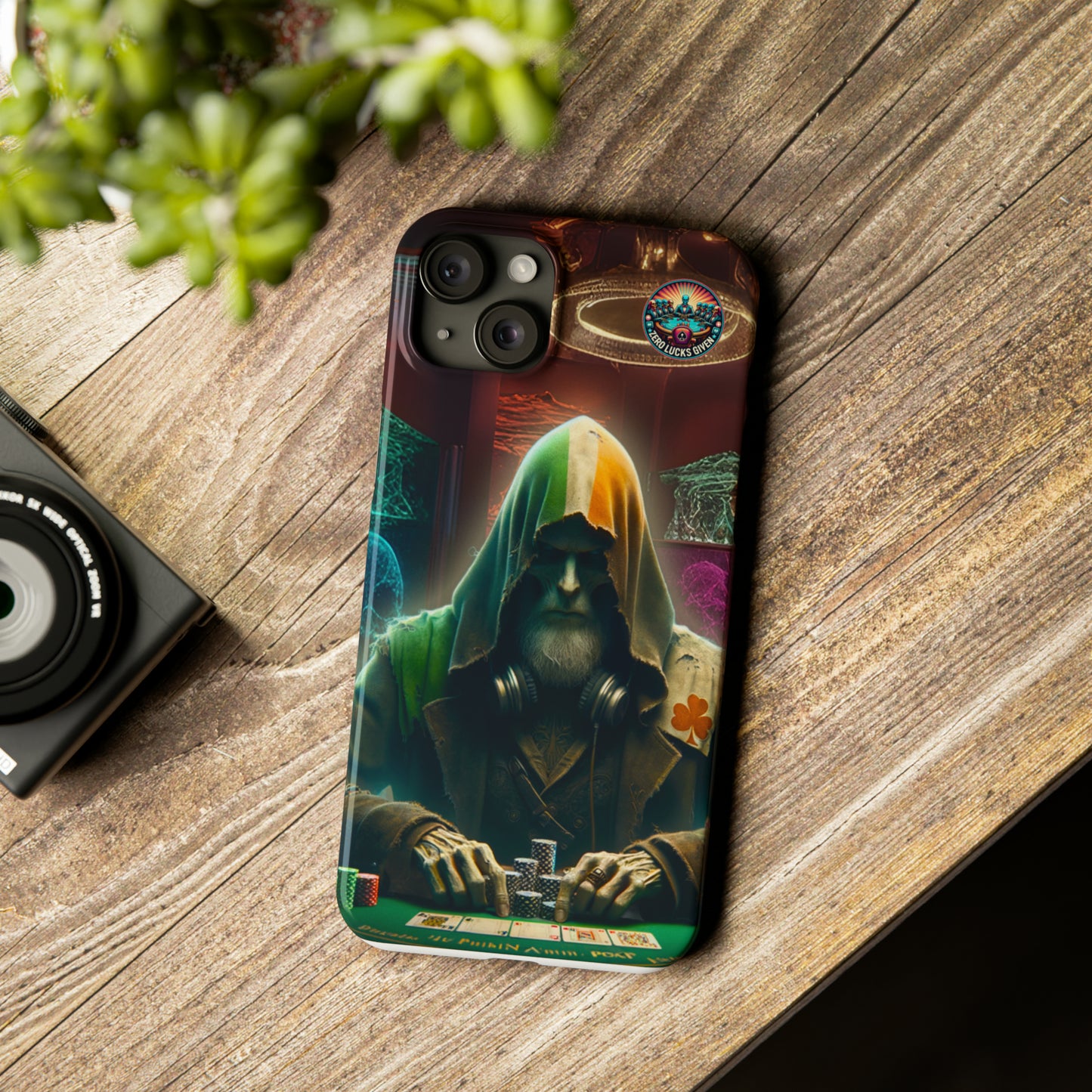 Mysterious Irish Poker Player Slim Phone Case -  iPhone 13 - 15