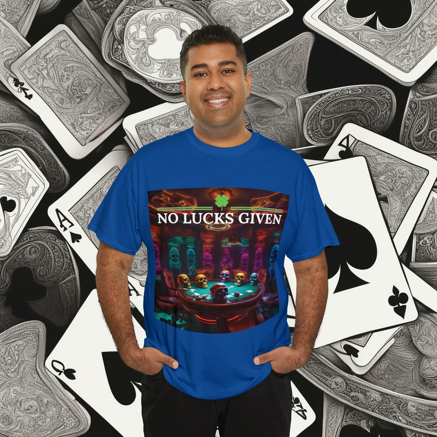 Game Over! No Lucks Given unisex heavy cotton tee