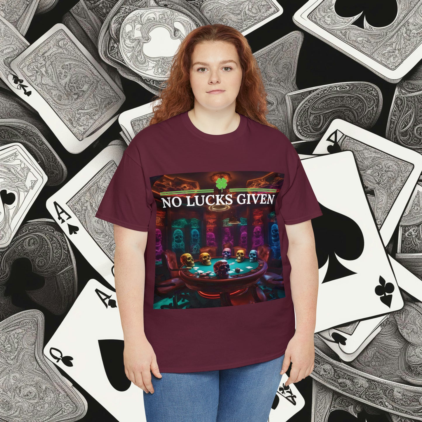 Game Over! No Lucks Given unisex heavy cotton tee