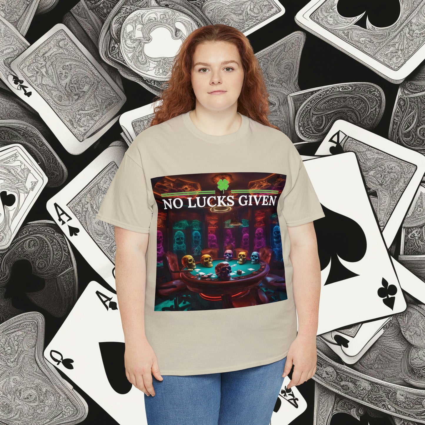 Game Over! No Lucks Given unisex heavy cotton tee