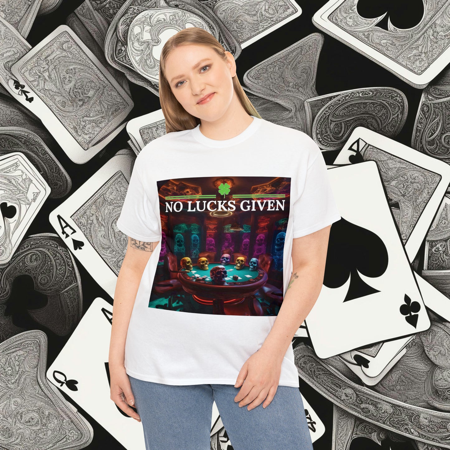 Game Over! No Lucks Given unisex heavy cotton tee