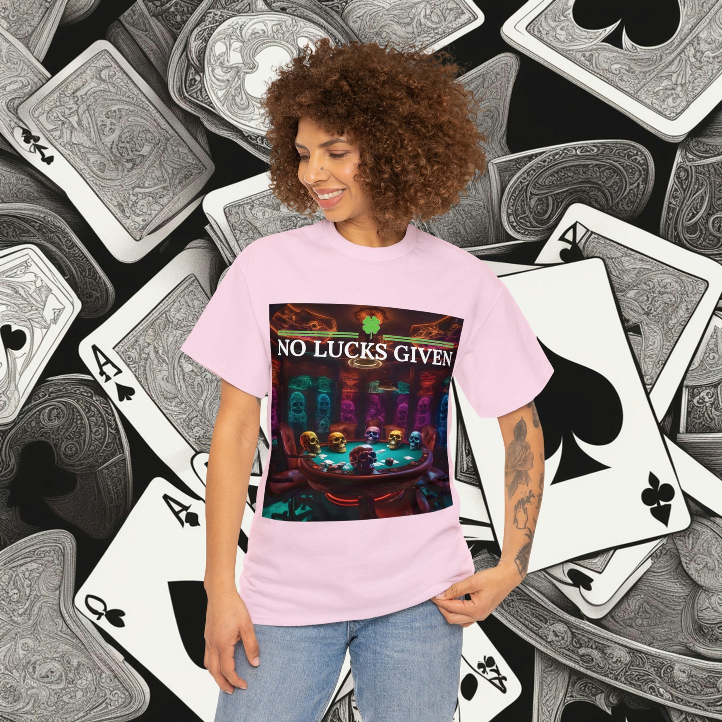 Game Over! No Lucks Given unisex heavy cotton tee