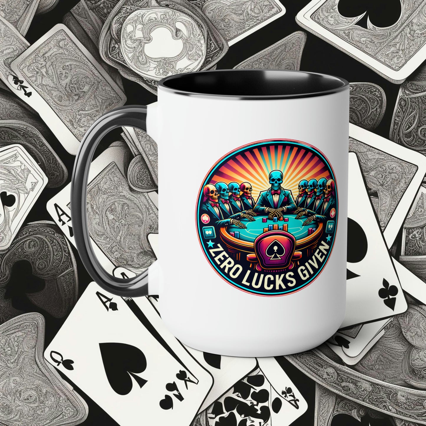 Mysterious Irish Poker Player - No Lucks Given 11oz Mug