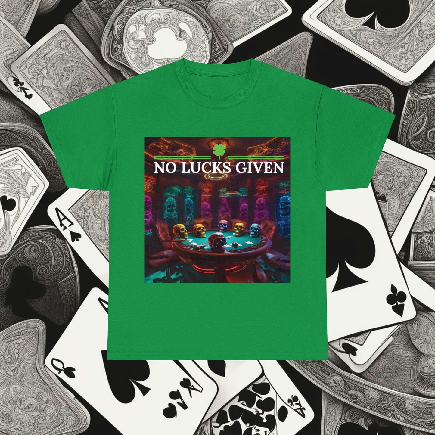 Game Over! No Lucks Given unisex heavy cotton tee