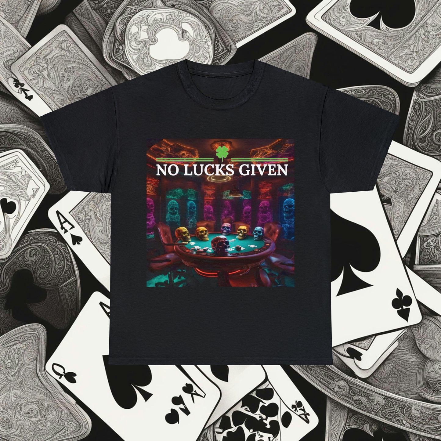 Game Over! No Lucks Given unisex heavy cotton tee