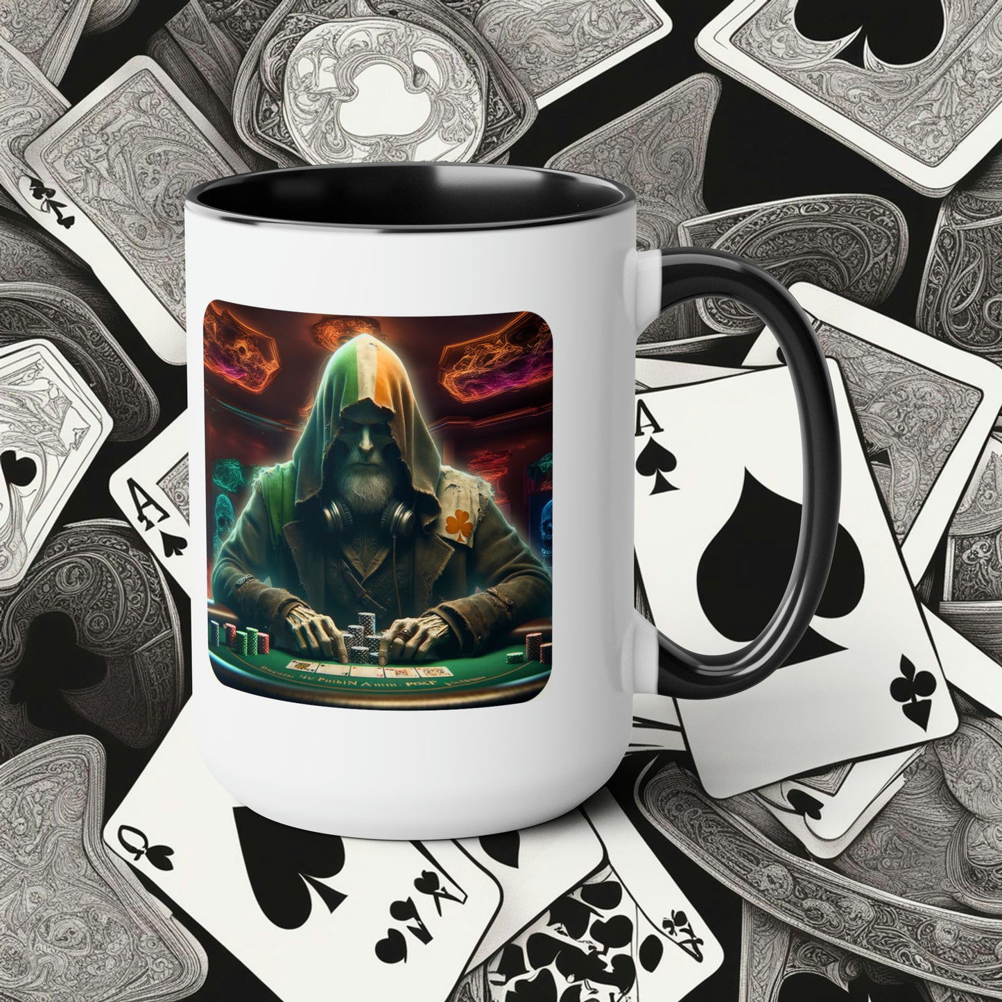 Mysterious Irish Poker Player - No Lucks Given 11oz Mug