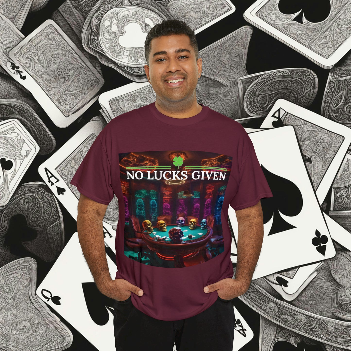 Game Over! No Lucks Given unisex heavy cotton tee