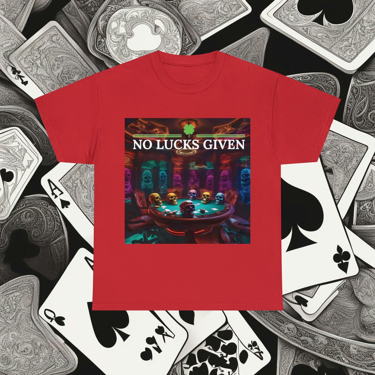 Game Over! No Lucks Given unisex heavy cotton tee