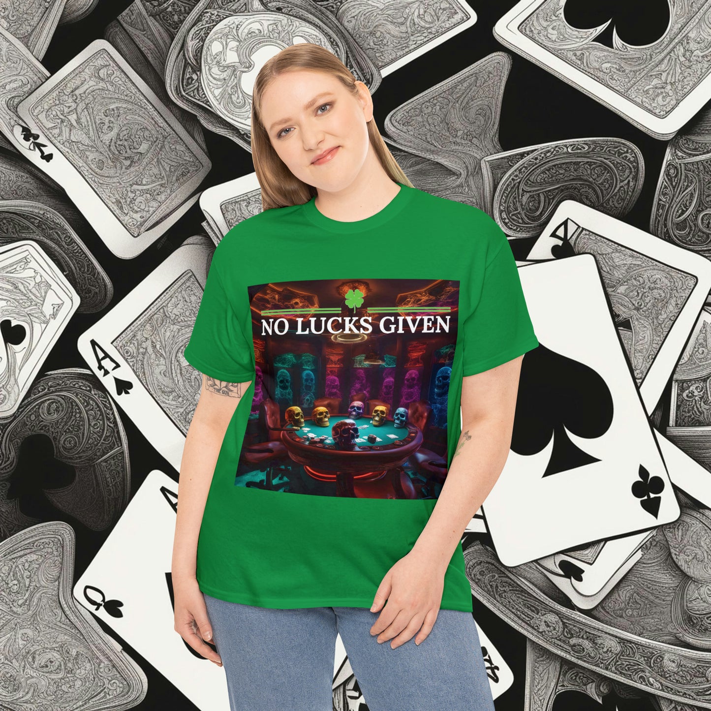 Game Over! No Lucks Given unisex heavy cotton tee