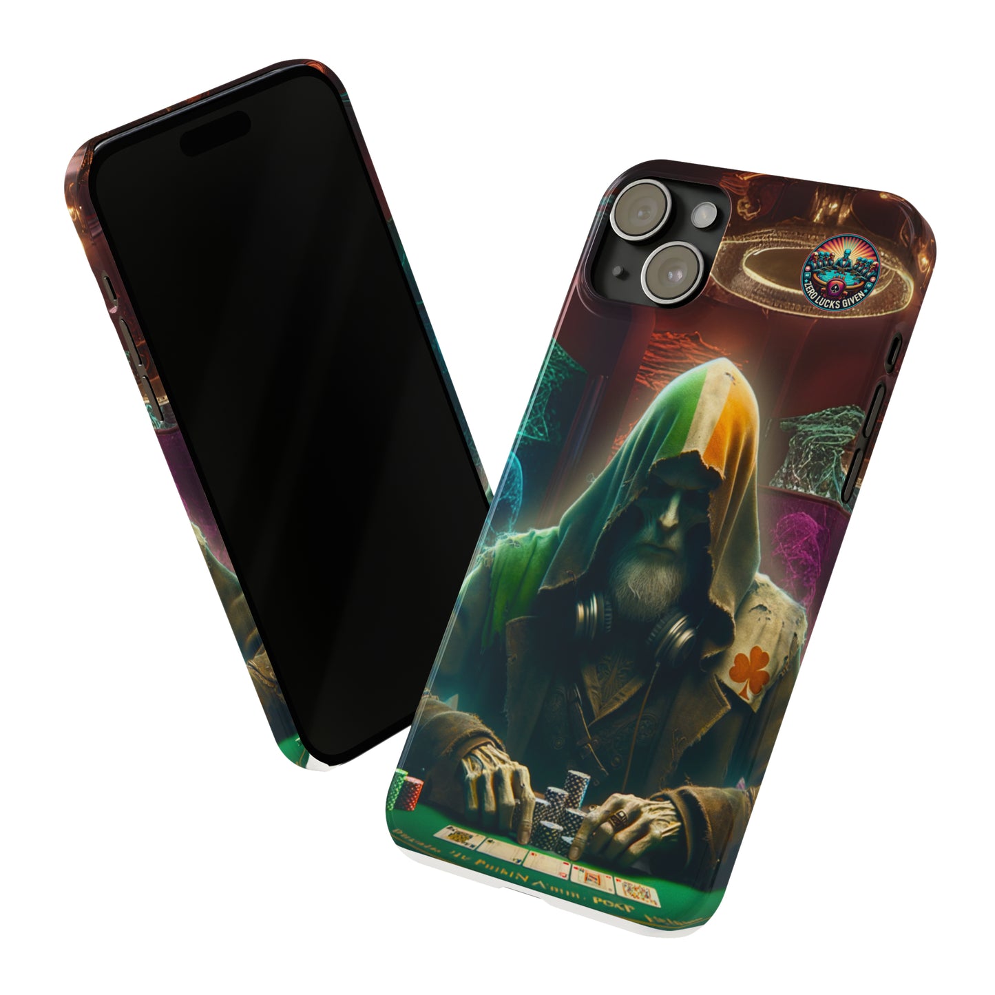 Mysterious Irish Poker Player Slim Phone Case -  iPhone 13 - 15